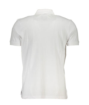 Gianmarco Venturi White Cotton Polo Shirt