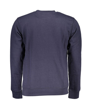 Gianmarco Venturi Blue Cotton Sweatshirt