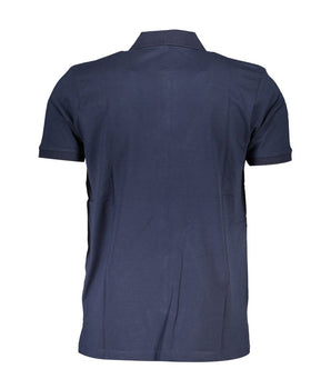 Gianmarco Venturi Blue Cotton Polo Shirt