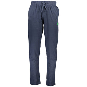 Gianmarco Venturi Blue Cotton Pant