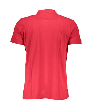Gianmarco Venturi Red Cotton Polo Shirt