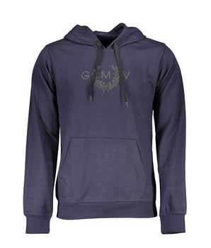 Gianmarco Venturi Blue Cotton Sweatshirt