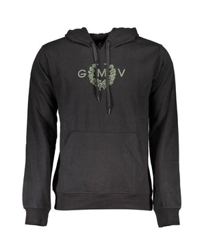 Gianmarco Venturi Black Cotton Sweatshirt