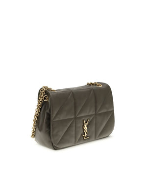 Saint Laurent Green Calf Leather Bos Taurus Shoulder Bag