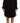 Dolce &amp; Gabbana Black Silk Tulle Long Sleeve V-Neck Dress