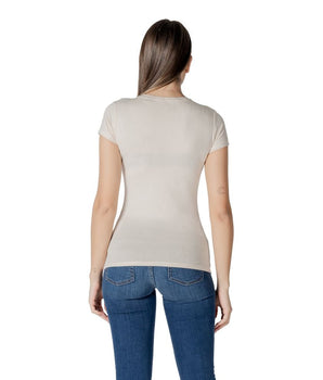 Guess Beige Cotton T-Shirt
