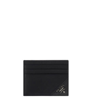 Prada Black Calf Leather Wallet