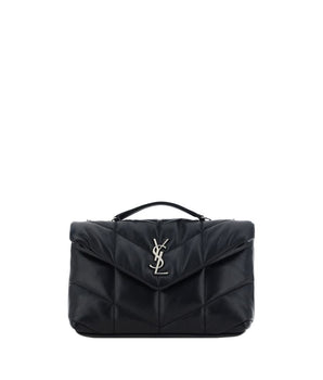 Saint Laurent Black Lamb Ovis Aries Aries Shoulder Bag