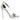 Dolce & Gabbana Silver Leather Platform Keira Sandals Shoes