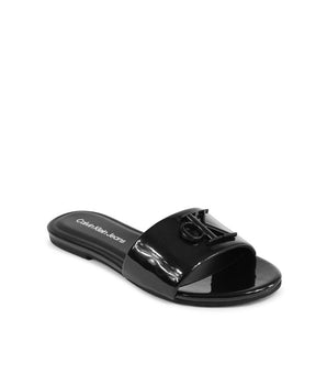 Calvin Klein Black Polyester Slippers