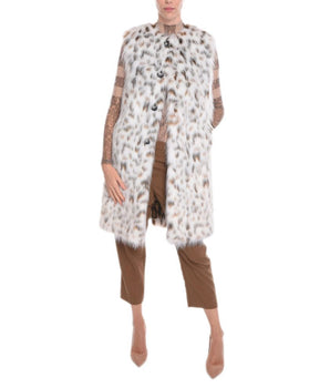 Dolce &amp; Gabbana White Marabou Jackets and Coats