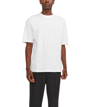 Jack Jones White Cotton T-Shirt