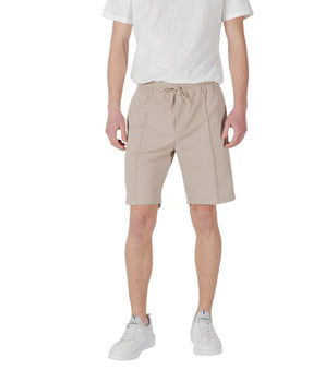 Antony Morato Beige Polyester Bermuda Shorts