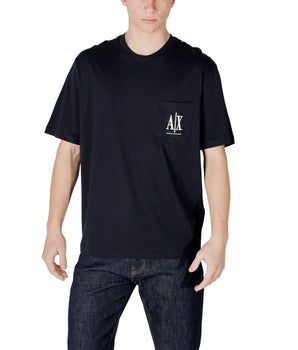 Armani Exchange Blue Cotton Sportswear