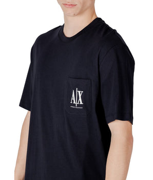 Armani Exchange Blue Cotton Sportswear