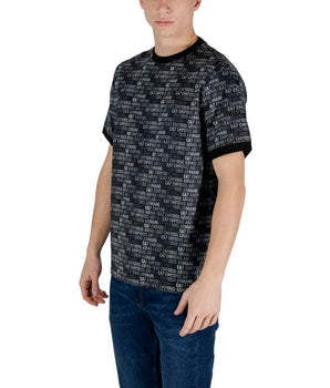 EA7 Emporio Armani Black Cotton Sportswear