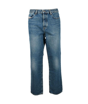 Diesel Blue Cotton Skinny Jeans