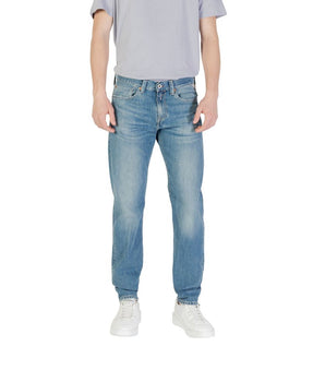 Replay Blue Cotton Skinny Jeans