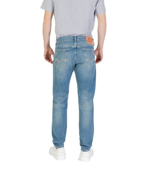 Replay Blue Cotton Skinny Jeans