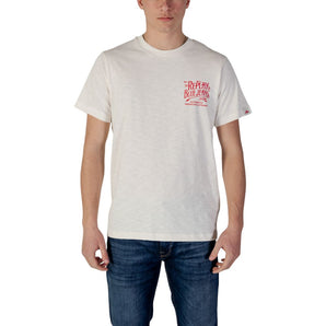 Replay Cream Cotton T-Shirt