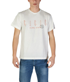 Replay White Cotton T-Shirt