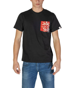 Replay Black Cotton T-Shirt