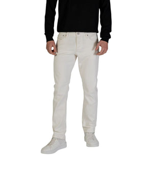 Jack Jones White Cotton Skinny Jeans