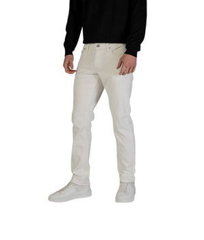 Jack Jones White Cotton Skinny Jeans
