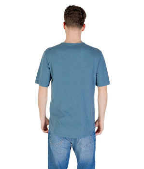 Jack Jones Blue Cotton T-Shirt