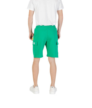 Icon Green Cotton Bermuda Shorts