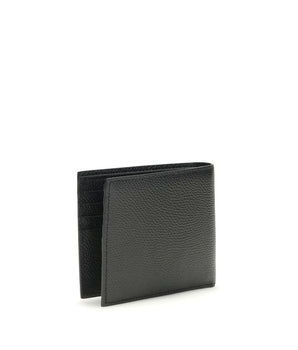 Valentino Garavani Black Calf Leather Bos Taurus Wallet