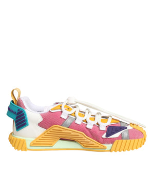 Dolce & Gabbana Multicolor Nylon NS1 Low Top Sneakers Shoes