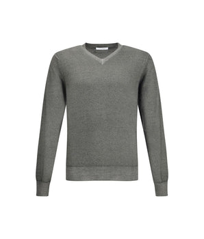 Cruciani Gray Cashmere Cashmere Sweater