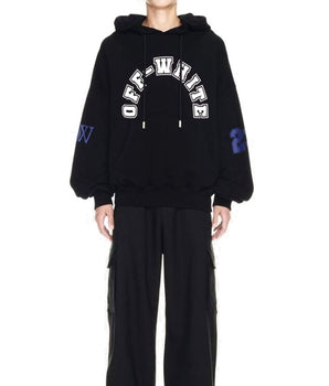 Off-White Black Cotton Sweatshirt