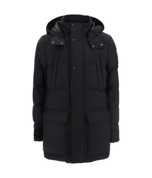 Moose Knuckles Black Nylon Parka