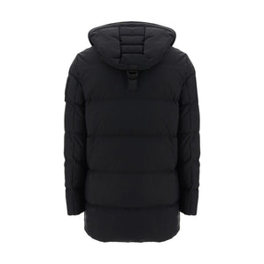 Moose Knuckles Black Nylon Parka