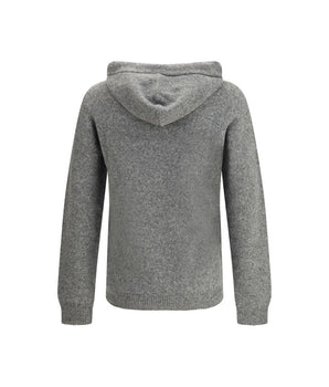 Roberto Collina Gray Cashmere Hoodie
