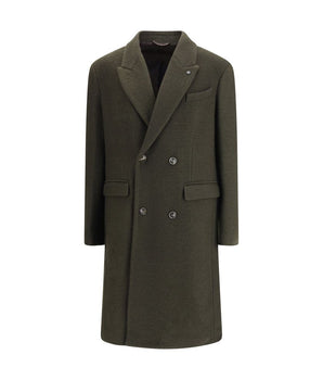 Cruna Green Fleece Wool Coat