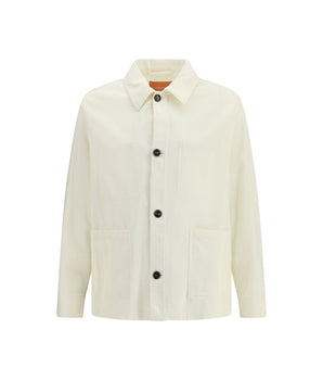 Cruna Cream Cotton Coat