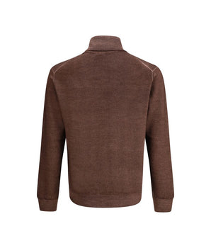 Cruciani Brown Wool Turtleneck