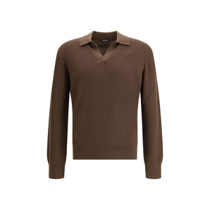 ZEGNA Brown Cashmere Shirt