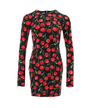 Dolce & Gabbana Bicolor Polyamide Short Dress