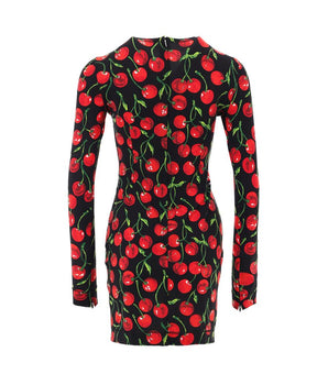 Dolce & Gabbana Bicolor Polyamide Short Dress