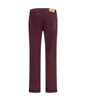 Brunello Cucinelli Purple Cotton Slim Fit Jeans