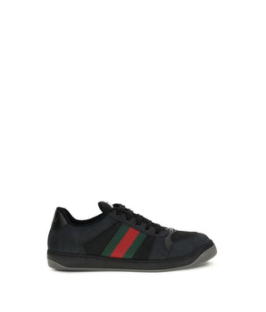 Gucci Black Calf Leather Bos Taurus Sneakers