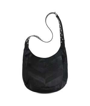 Valentino Garavani Black Leather Shoulder Bag