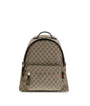 Gucci Beige Nylon Backpack