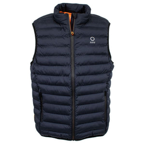 Suns Blue Polyester Sleveless Jacket