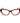 Trussardi Red Acetate Glasses (Frames)