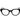 Trussardi Black Acetate Glasses (Frames)